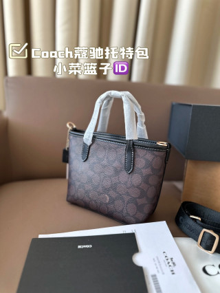 Coach Brown Monogram Tote Bag Small view 6