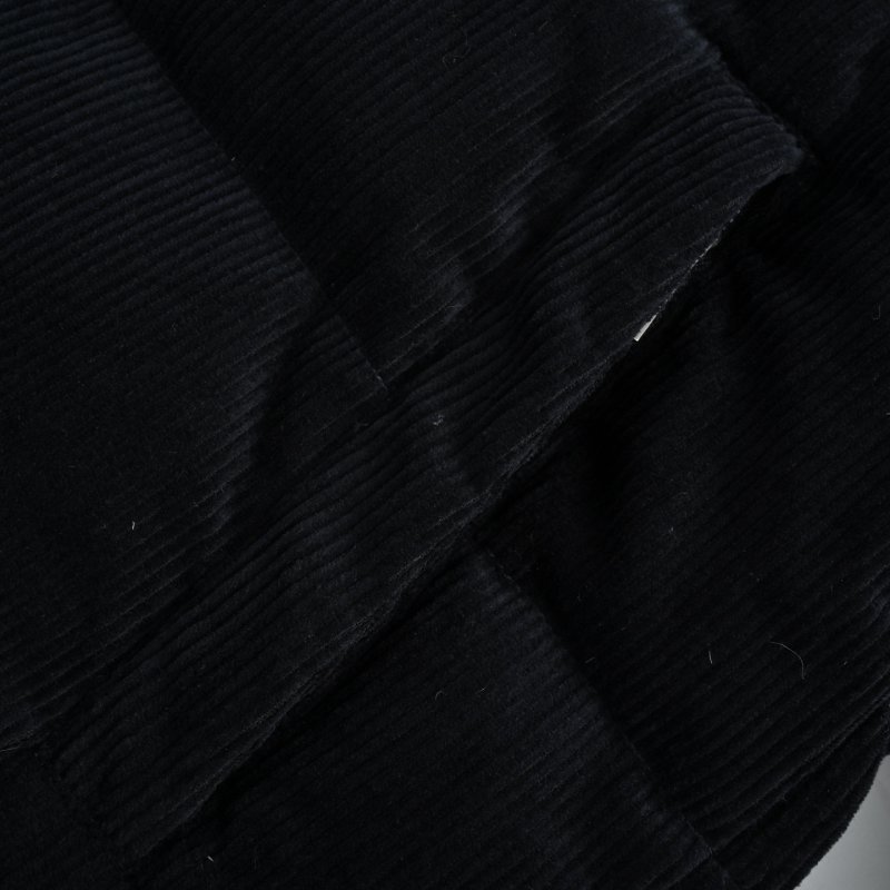 Navy Corduroy Puffer Down Jacket view
