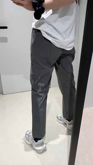 Dark Grey Casual Straight-Leg Trousers view 3