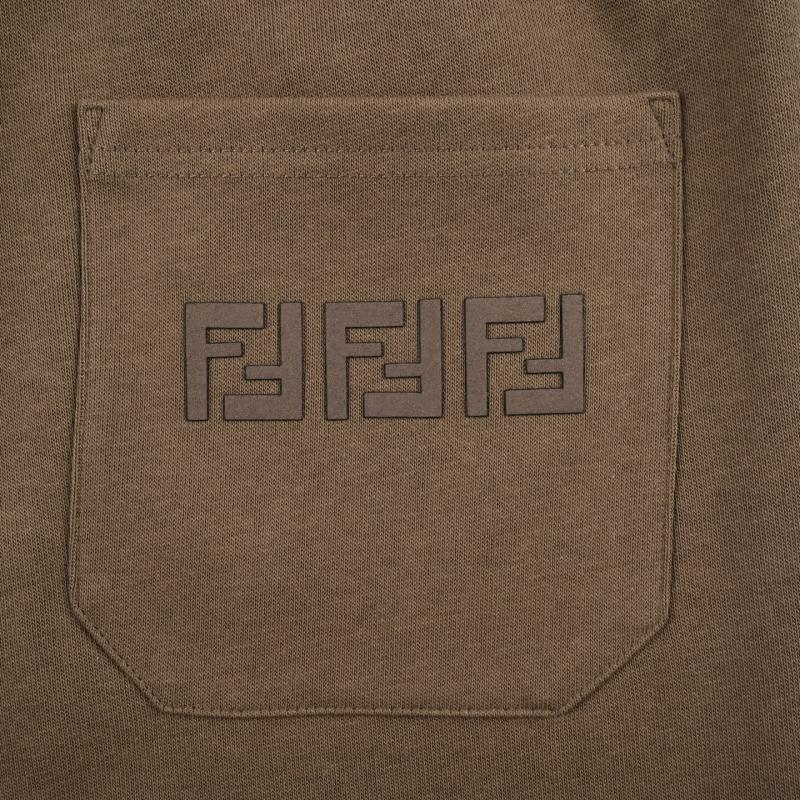 Fendi Brown Logo Sweatpants view