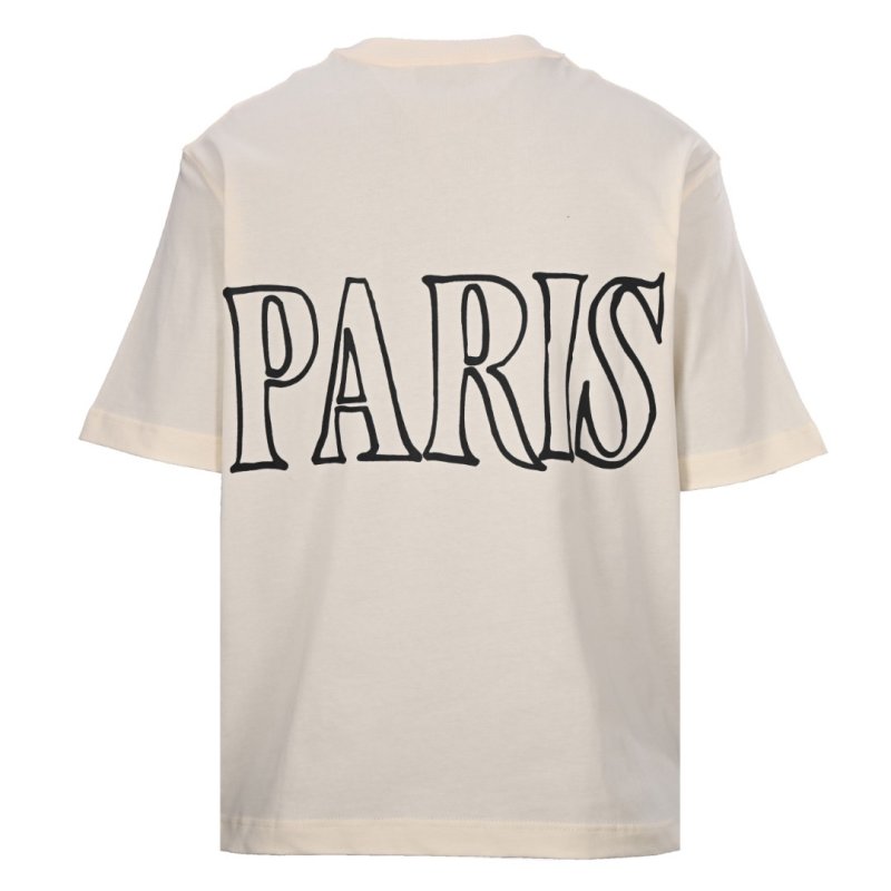 Amiri White Outline Logo T-Shirt view
