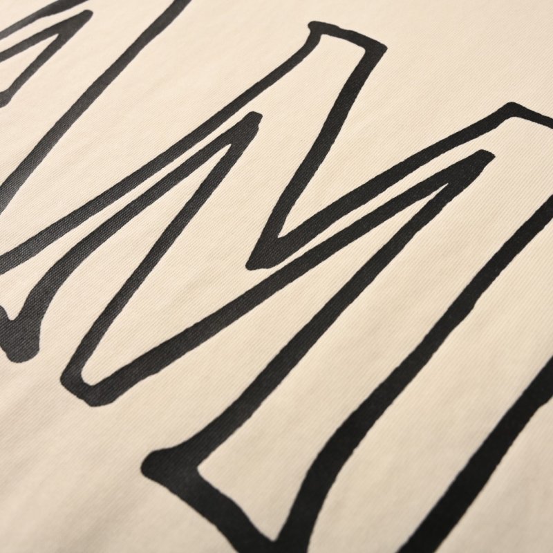 Amiri White Outline Logo T-Shirt view