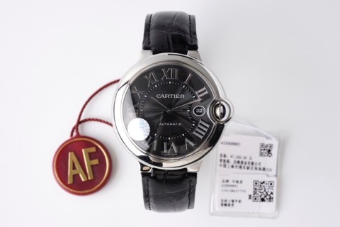 Cartier Ballon Bleu 42mm Automatic Black Dial Watch