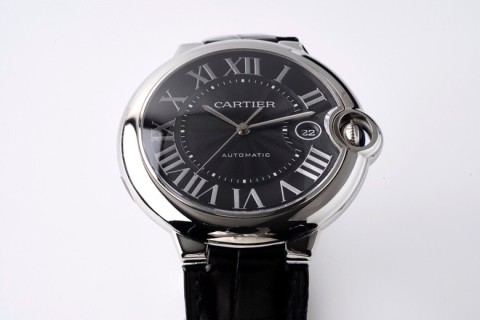 Cartier Ballon Bleu 42mm Automatic Black Dial Watch view 2