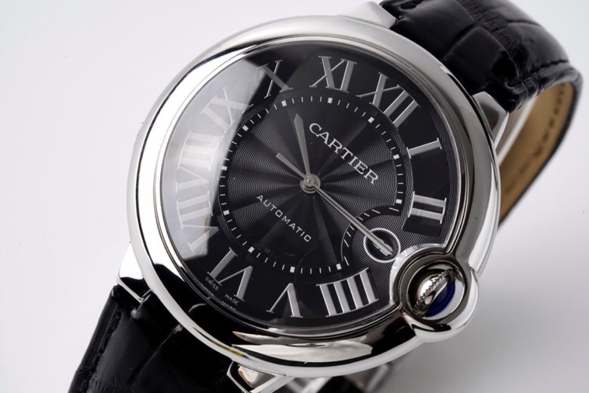 Cartier Ballon Bleu 42mm Automatic Black Dial Watch view