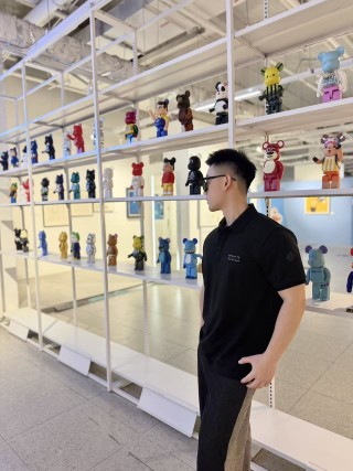 Moncler Black Polo Shirt view 6