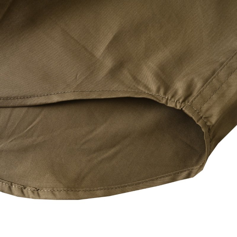 Oversized Khaki Button-Up Shirt view
