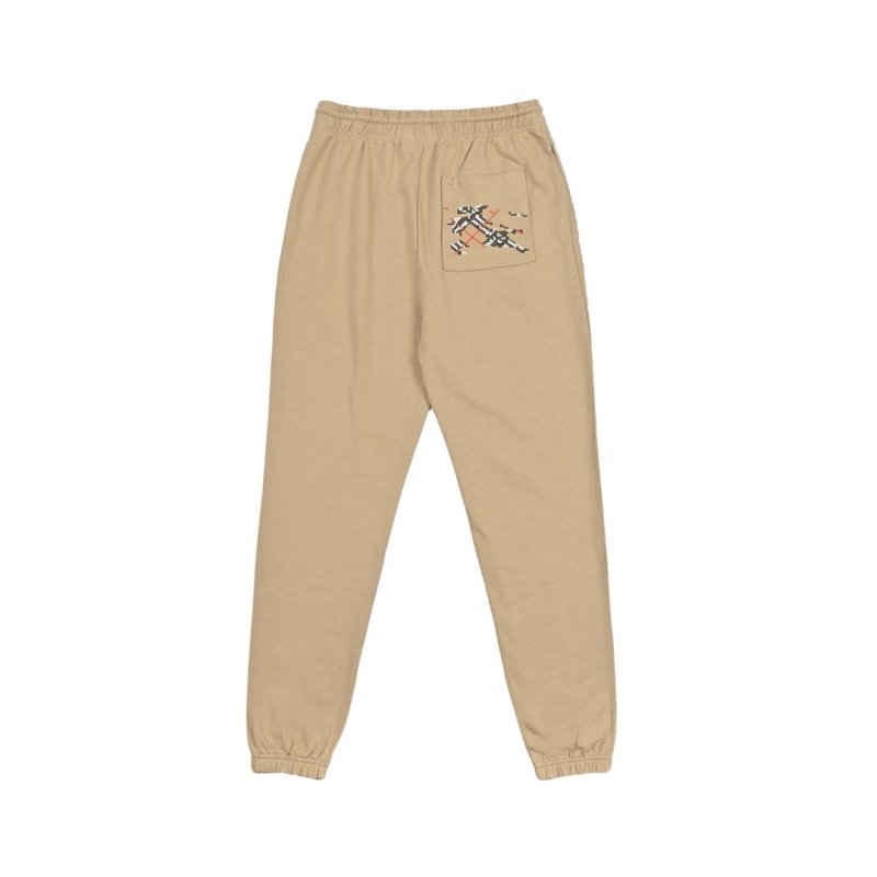 Essentials Beige Embroidered Logo Pants view