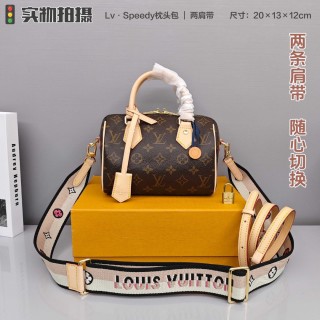 Louis Vuitton Speedy 20 Monogram Canvas Shoulder Bag view 3
