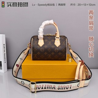 Louis Vuitton Speedy 20 Monogram Canvas Shoulder Bag view 4