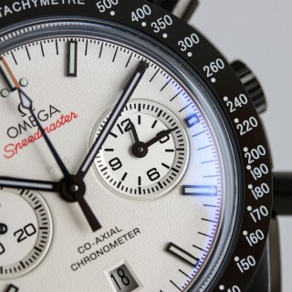 Omega Speedmaster Dark Side Moon Co-Axial Chronograph Watch view 3