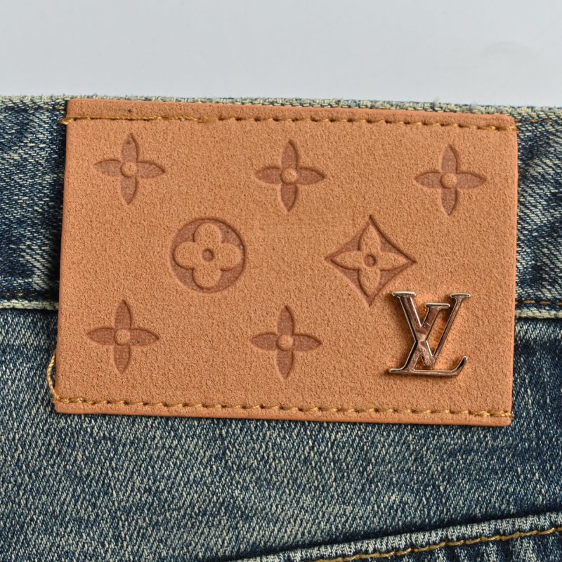 Essentials Premium Denim Jeans - Light Wash with Embroidered Pocket Detail view