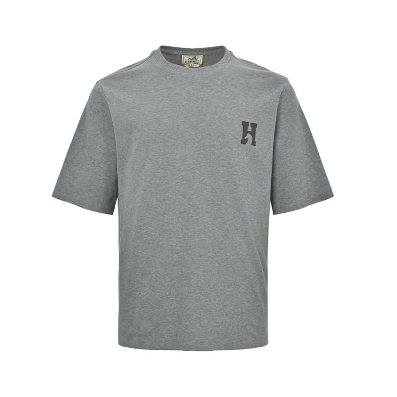 Essentials Grey Logo T-Shirt view