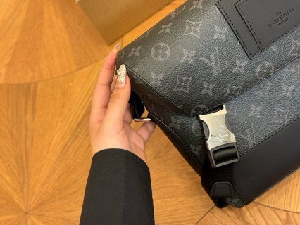 Louis Vuitton Voyager Messenger Bag - Monogram Black view 6