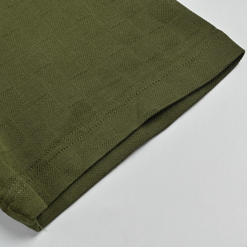 Olive Green Graphic Short Sleeve T-Shirt with Embroidered Logo view