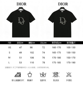 Dior Monogram Embroidered Black T-Shirt view 10