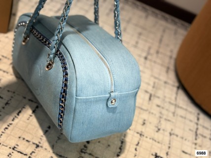 Chanel 24SS Camera Bag Light Blue view 6