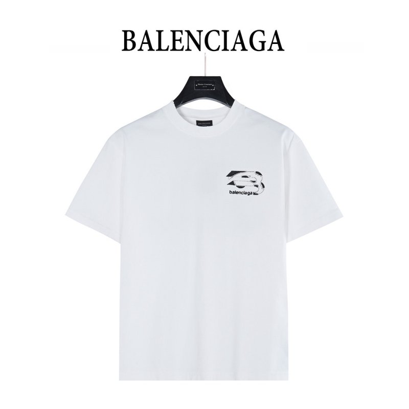 White Minimalist Logo Short Sleeve T-Shirt view
