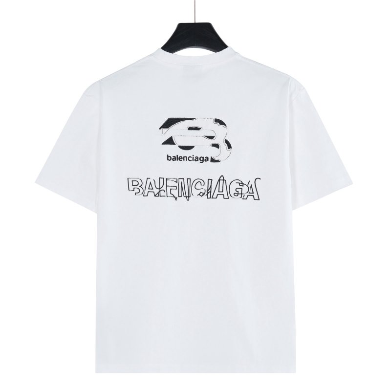 White Minimalist Logo Short Sleeve T-Shirt view