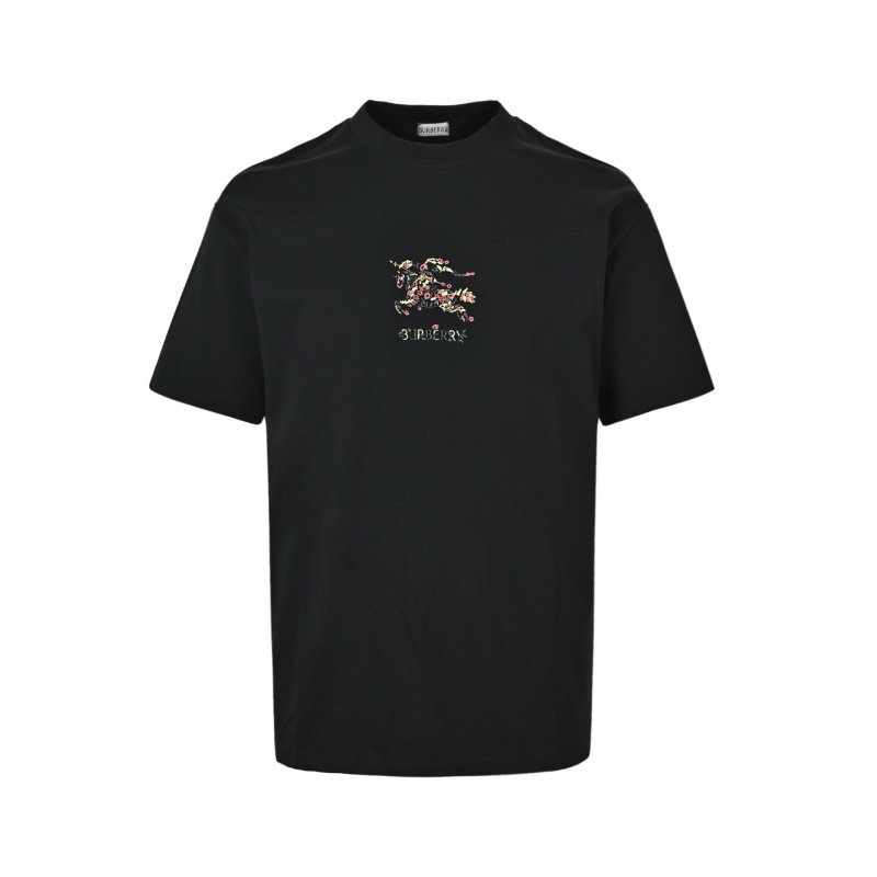 Essentials Black Embroidered Logo T-Shirt view
