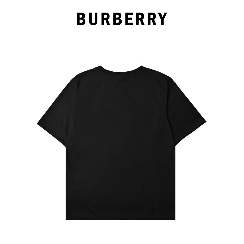 Burberry Black T-Shirt with Nova Check Pocket Detail view