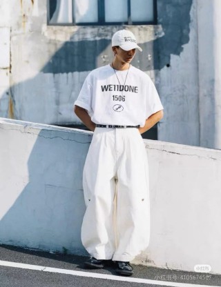 We11Done 1506 White Graphic T-Shirt