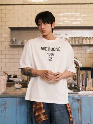 We11Done 1506 White Graphic T-Shirt view 7