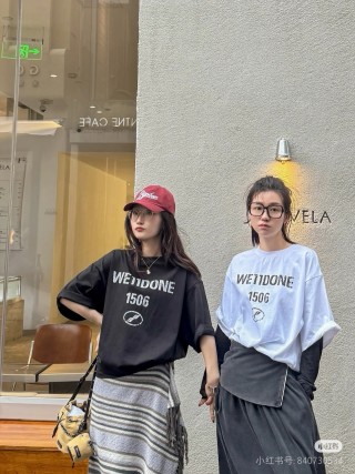 We11Done 1506 White Graphic T-Shirt view 8