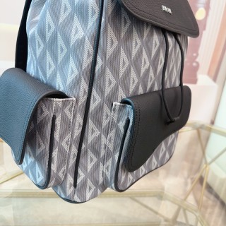 Dior Oblique Canvas Backpack Black view 5