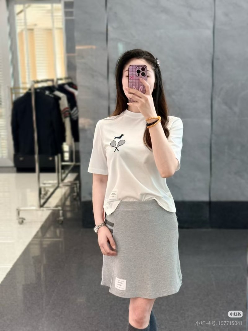 White Classic Short Sleeve T-Shirt with Embroidered Logo view