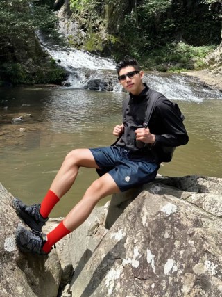 Moncler Navy Technical Shorts