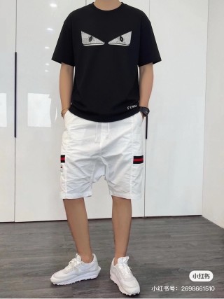 Fendi Monster Eyes Black T-Shirt view 3