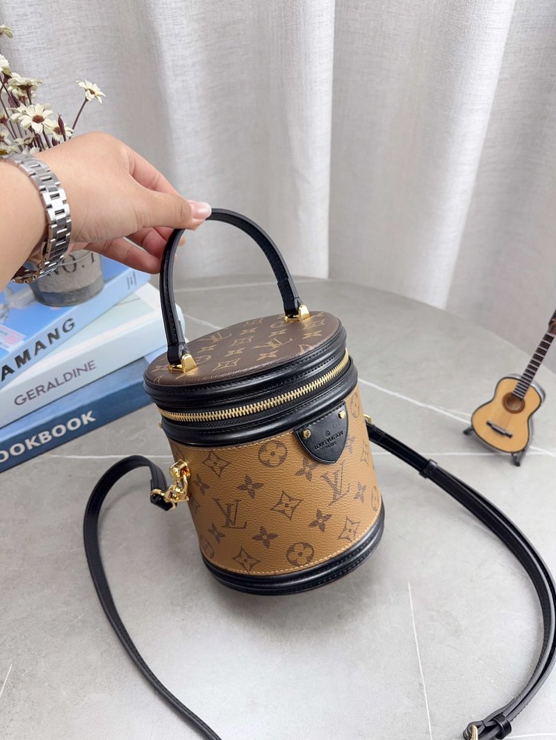 Louis Vuitton Cannes Monogram Canvas Cylinder Bucket Bag view