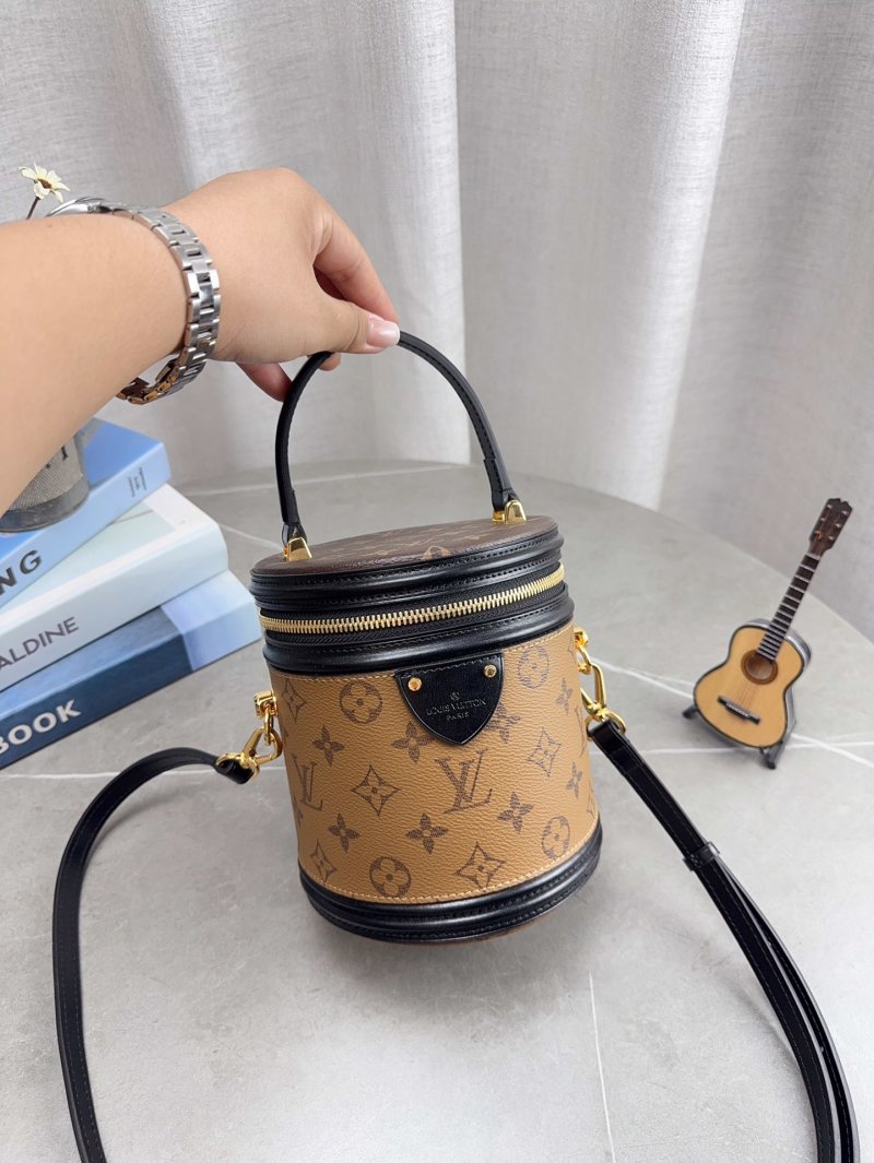 Louis Vuitton Cannes Monogram Canvas Cylinder Bucket Bag view