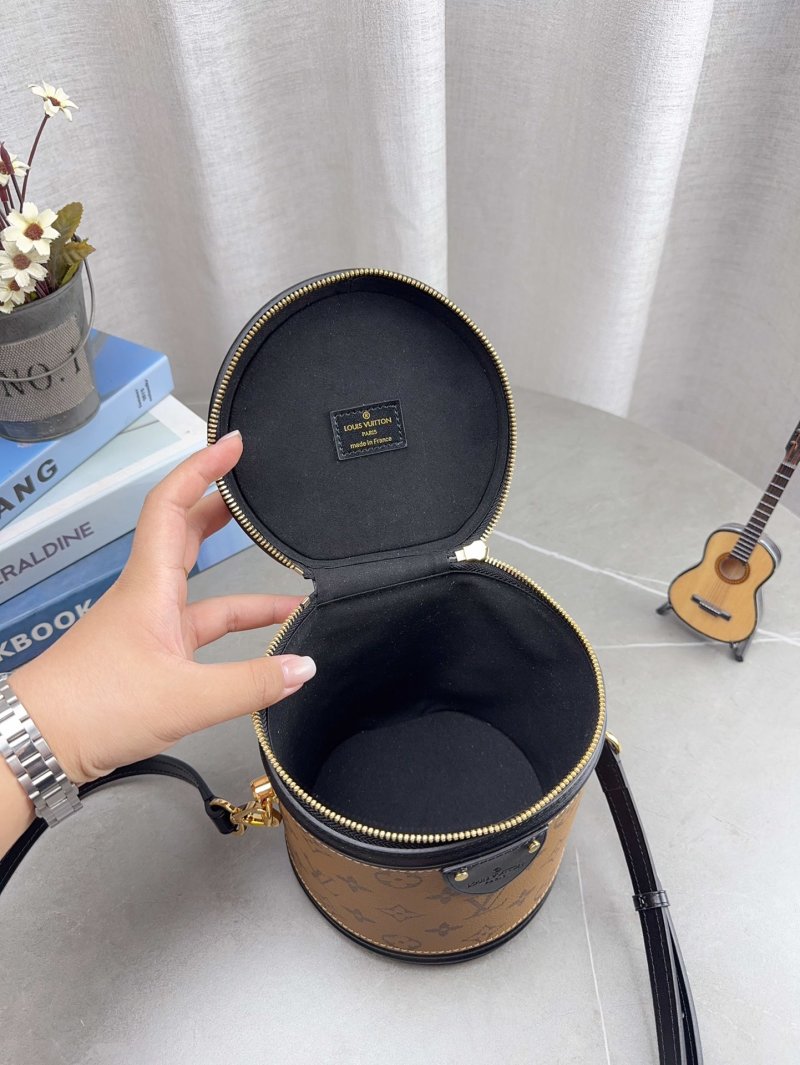 Louis Vuitton Cannes Monogram Canvas Cylinder Bucket Bag view