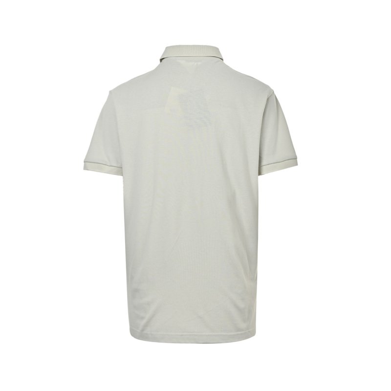 Prada Cream Polo Shirt with Embroidered Logo view