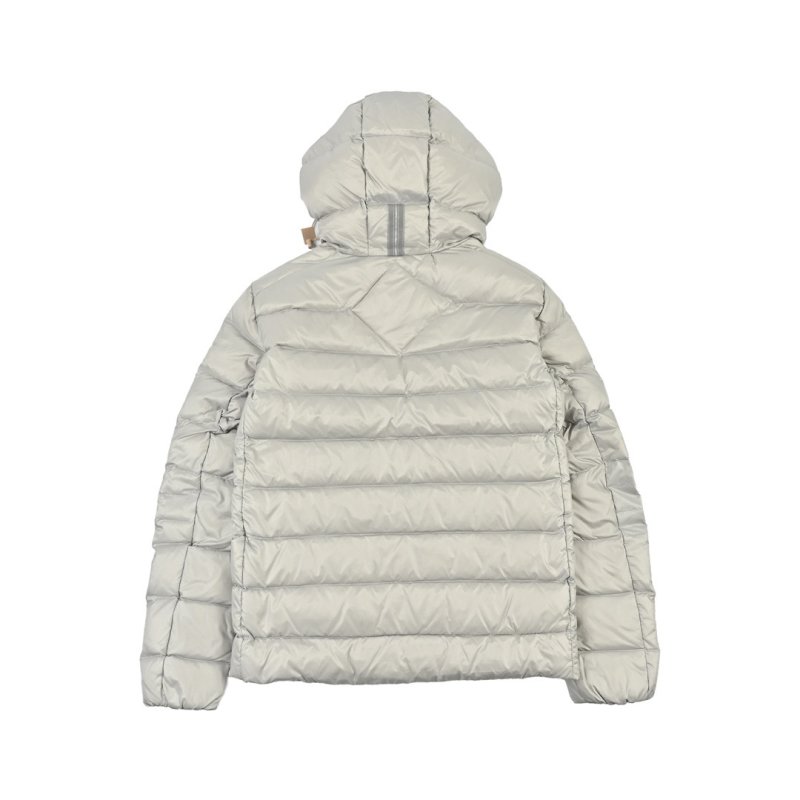 Premium Puffer Down Jacket White & Black view