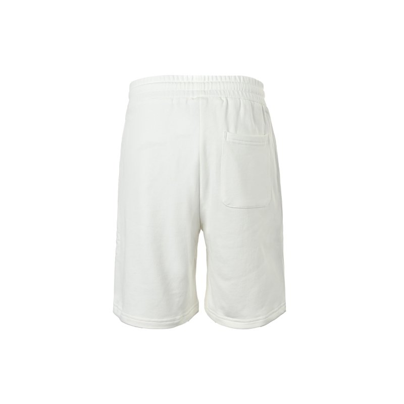 White Embroidered Daisy Shorts view