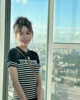 Dior Christian Striped Black & White Short Sleeve T-Shirt view 5