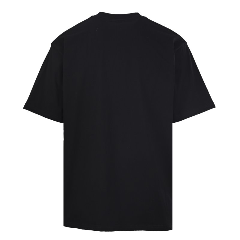 A Bathing Ape Head Logo Black T-Shirt Lime Green view
