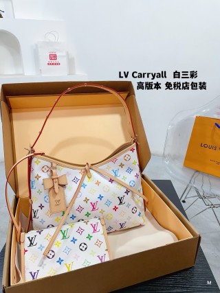 Louis Vuitton Carryall Multicolor Monogram Canvas Shoulder Bag