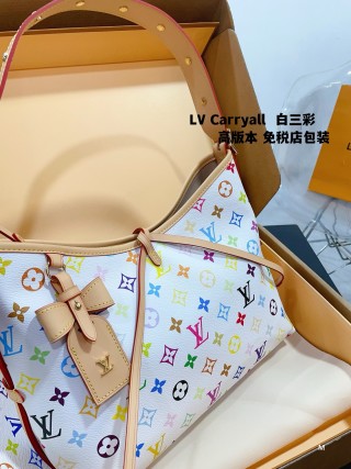 Louis Vuitton Carryall Multicolor Monogram Canvas Shoulder Bag view 2