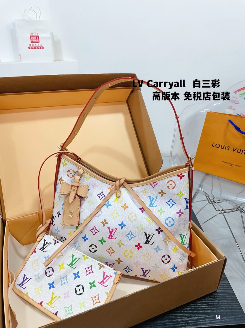 Louis Vuitton Carryall Multicolor Monogram Canvas Shoulder Bag view