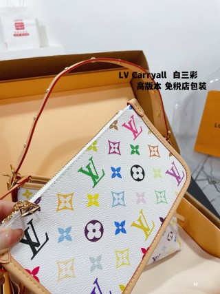 Louis Vuitton Carryall Multicolor Monogram Canvas Shoulder Bag view 4