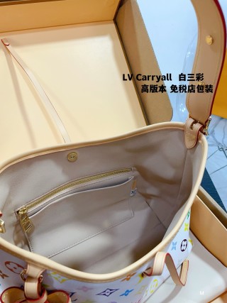 Louis Vuitton Carryall Multicolor Monogram Canvas Shoulder Bag view 9
