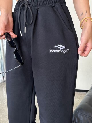 Balenciaga Black Logo Sweatpants