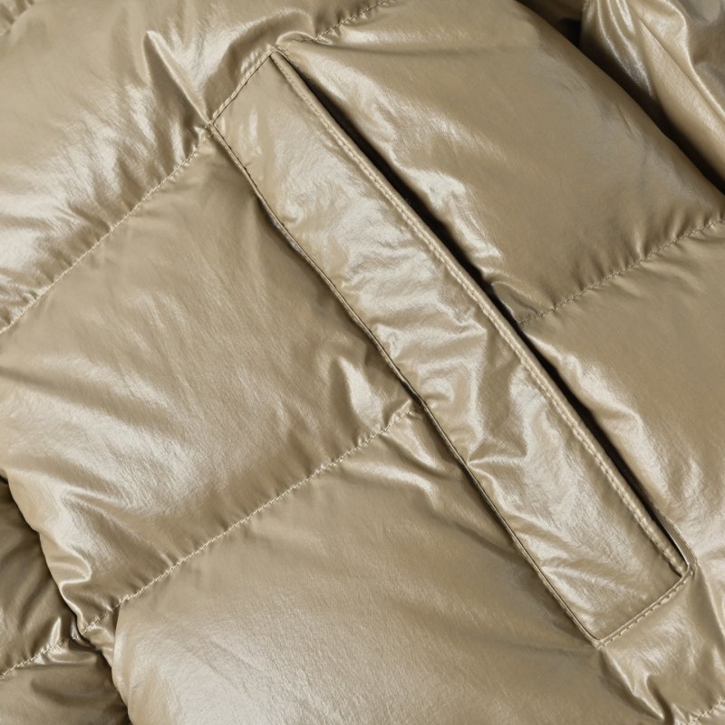 Moncler Olive Green Puffer Down Jacket view