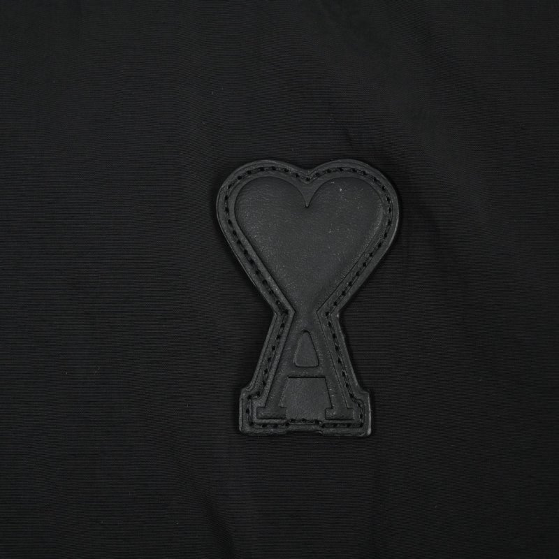 Black Quilted Puffer Down Jacket view