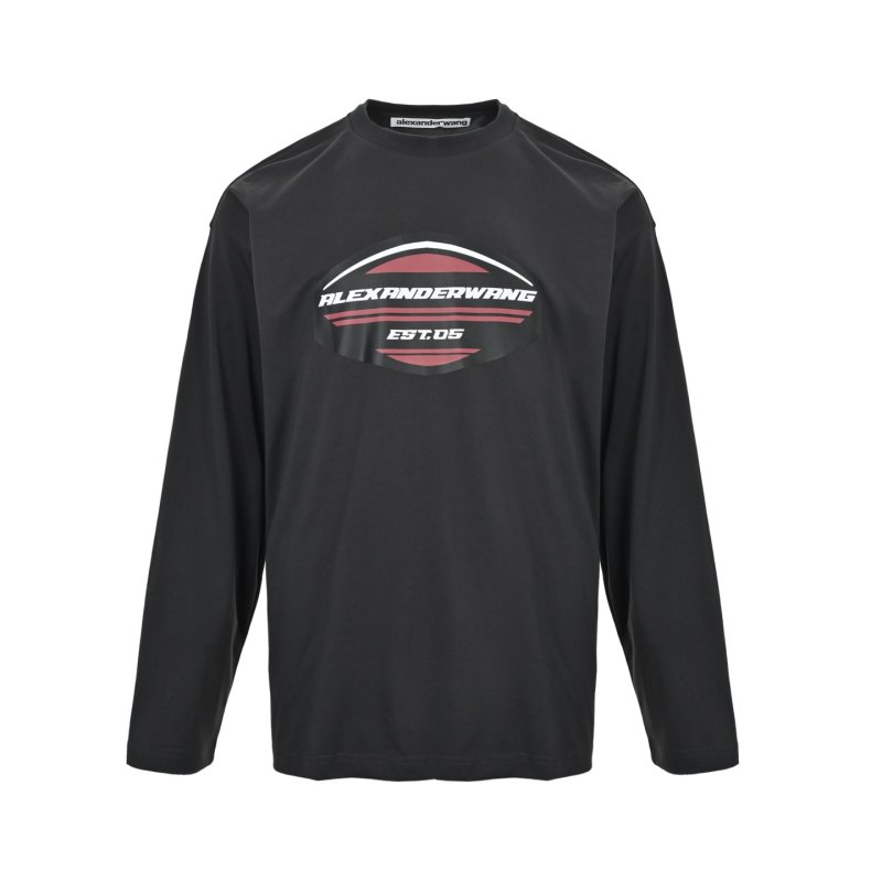 Charcoal Graphic Logo Long Sleeve T-Shirt view