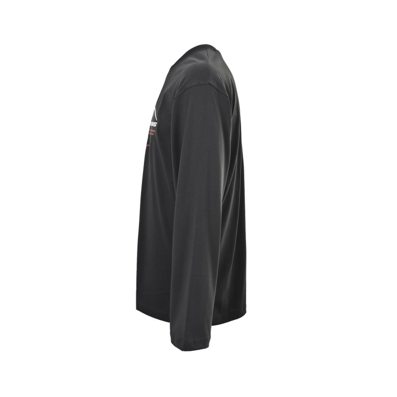 Charcoal Graphic Logo Long Sleeve T-Shirt view